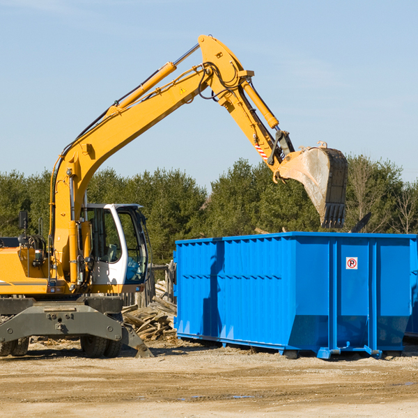 what size residential dumpster rentals are available in Winona